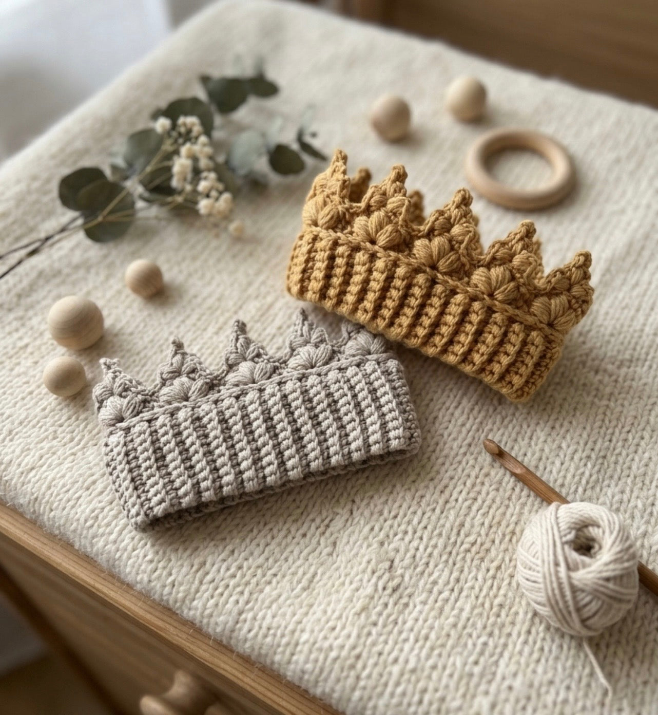 Luna Crown Headband Crochet Pattern