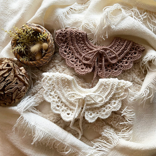 Crochet Pattern Lovely collar, English US Terms