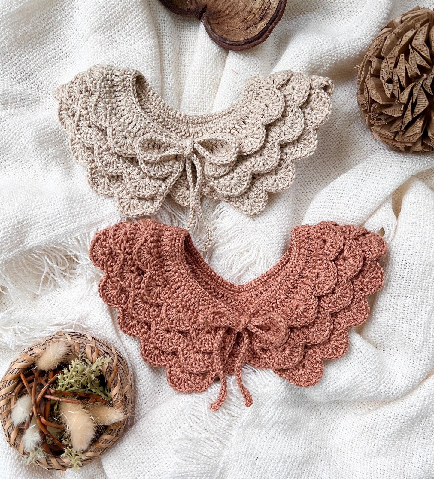 Crochet Pattern Cutie collar, English US Terms