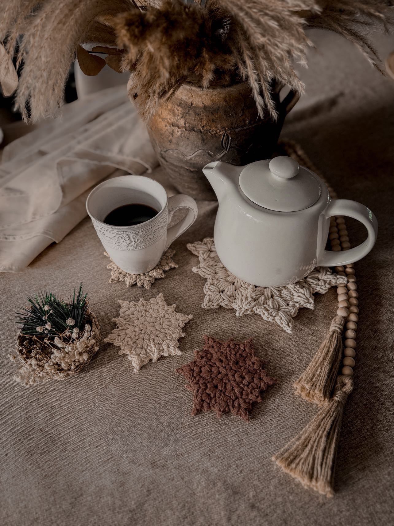 Snowflake Star coaster