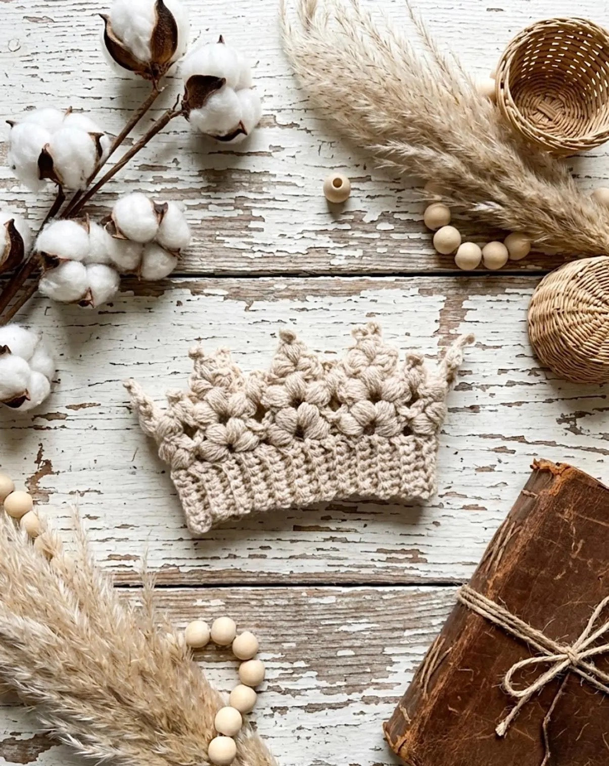 Crown Headband Crochet Pattern