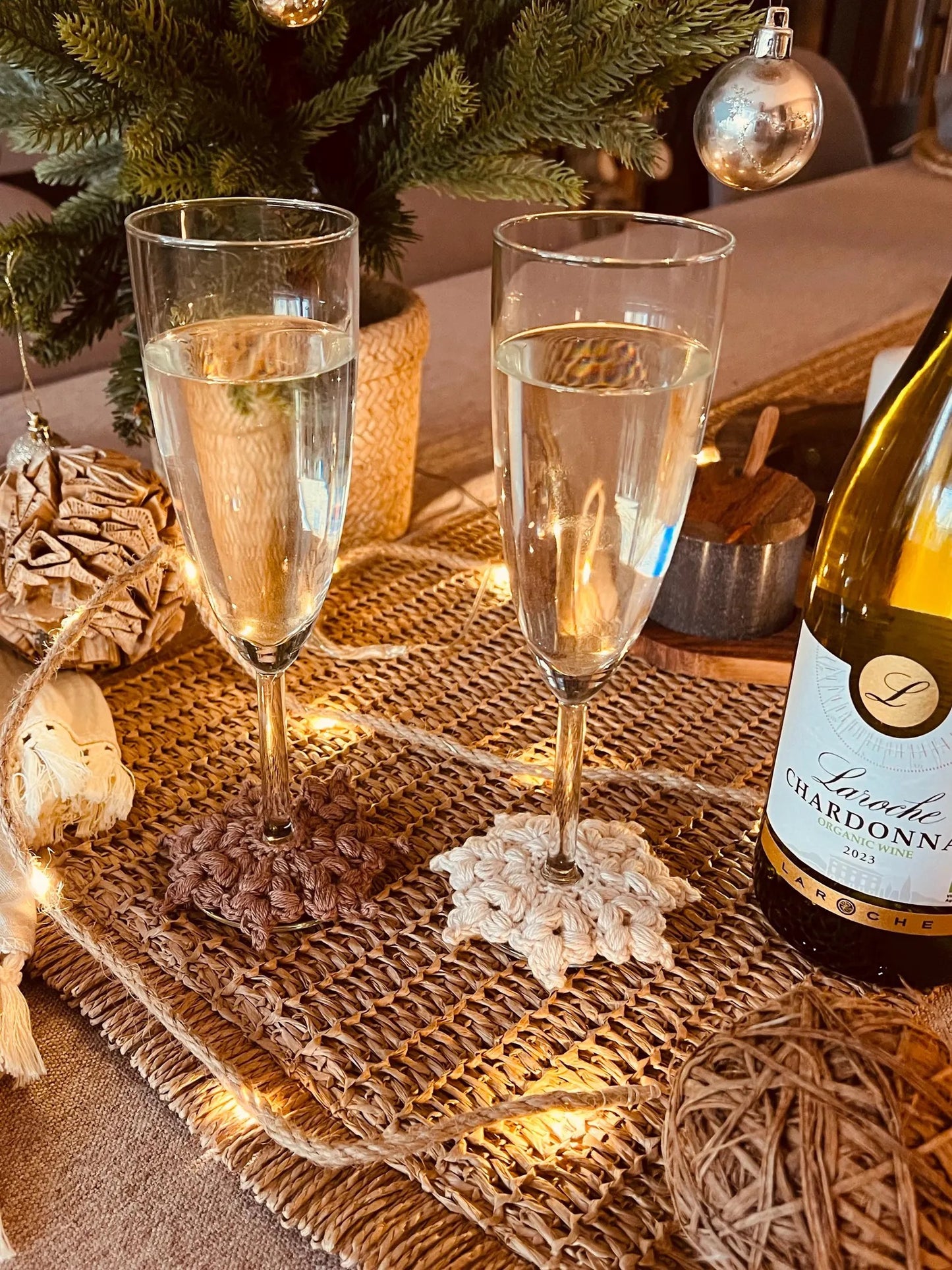 Snowflake Star Glass markers