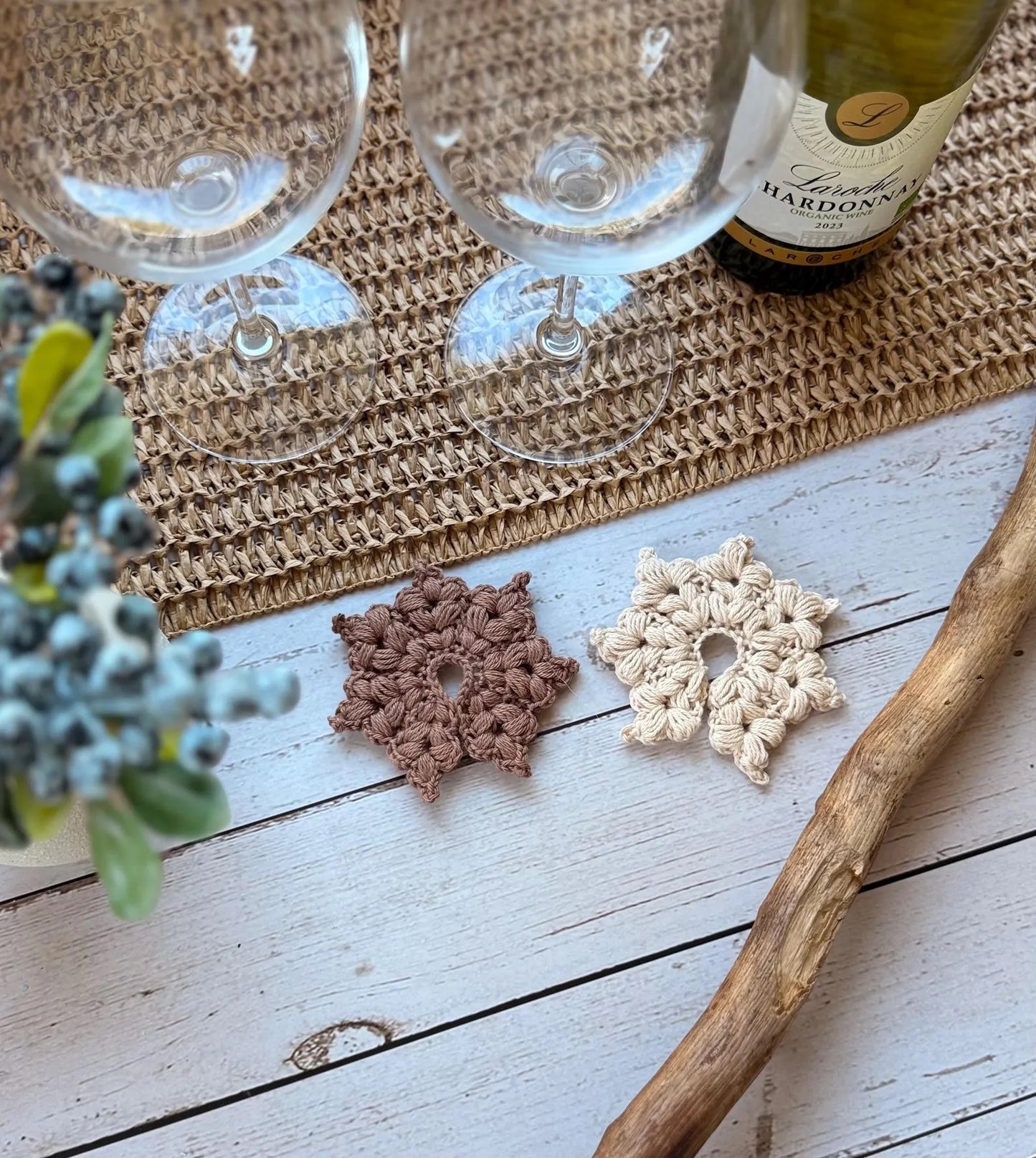 Snowflake Star Glass markers