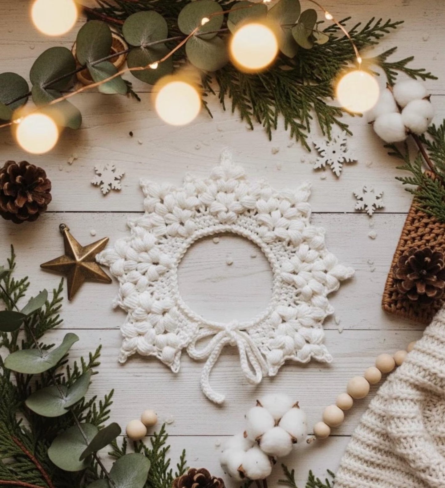 Snowflake Star Collar