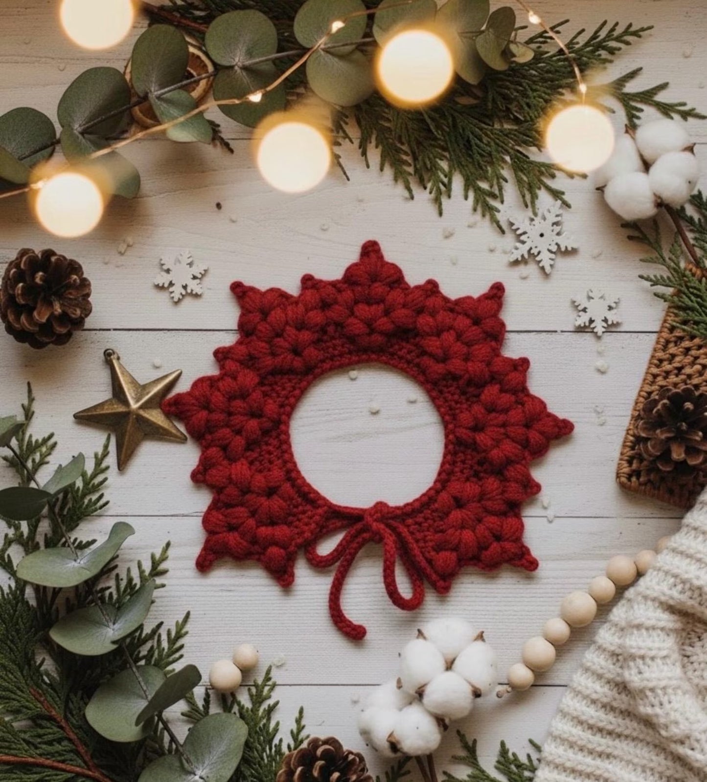 Snowflake Star Collar