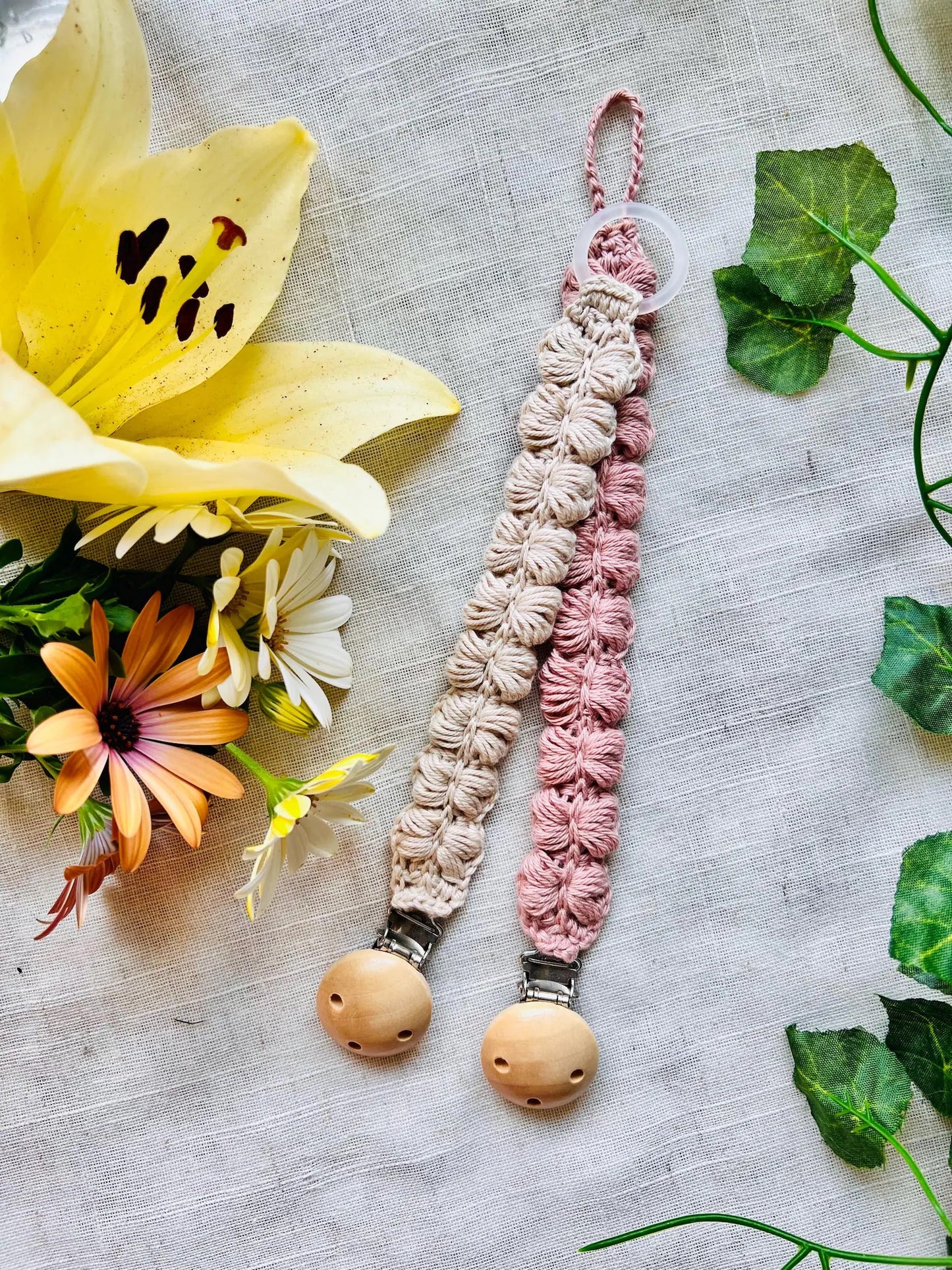 Butterfly 3-in-1 Pacifier Clip, Lanyard, Keychain