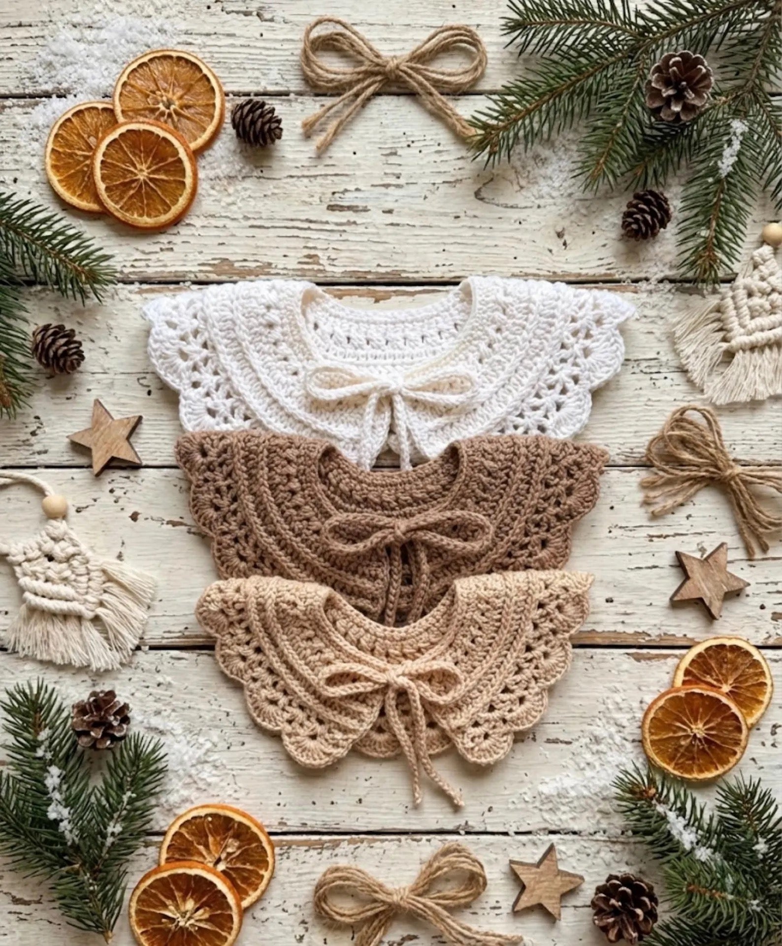 Lovely collar Crochet Pattern – Unika Verk