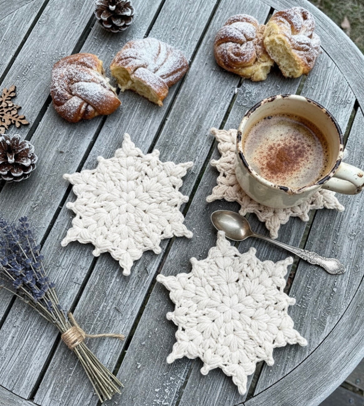 6 Snowflake patterns