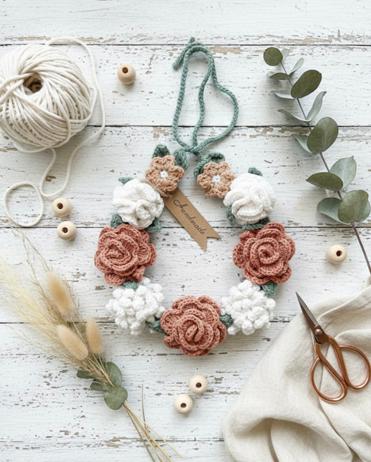 Flower Wreath crochet pattern