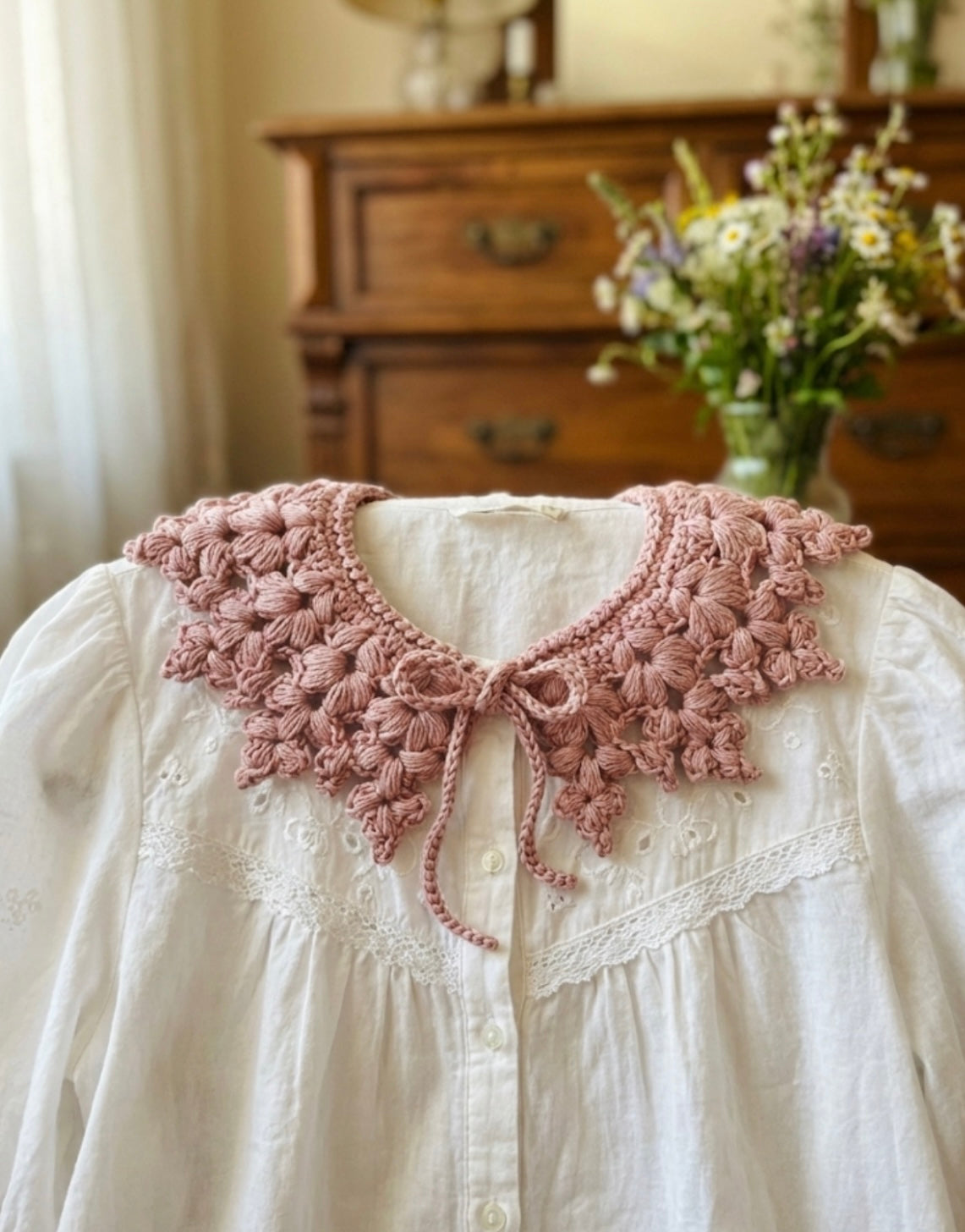 Crown collar Crochet Pattern PDF