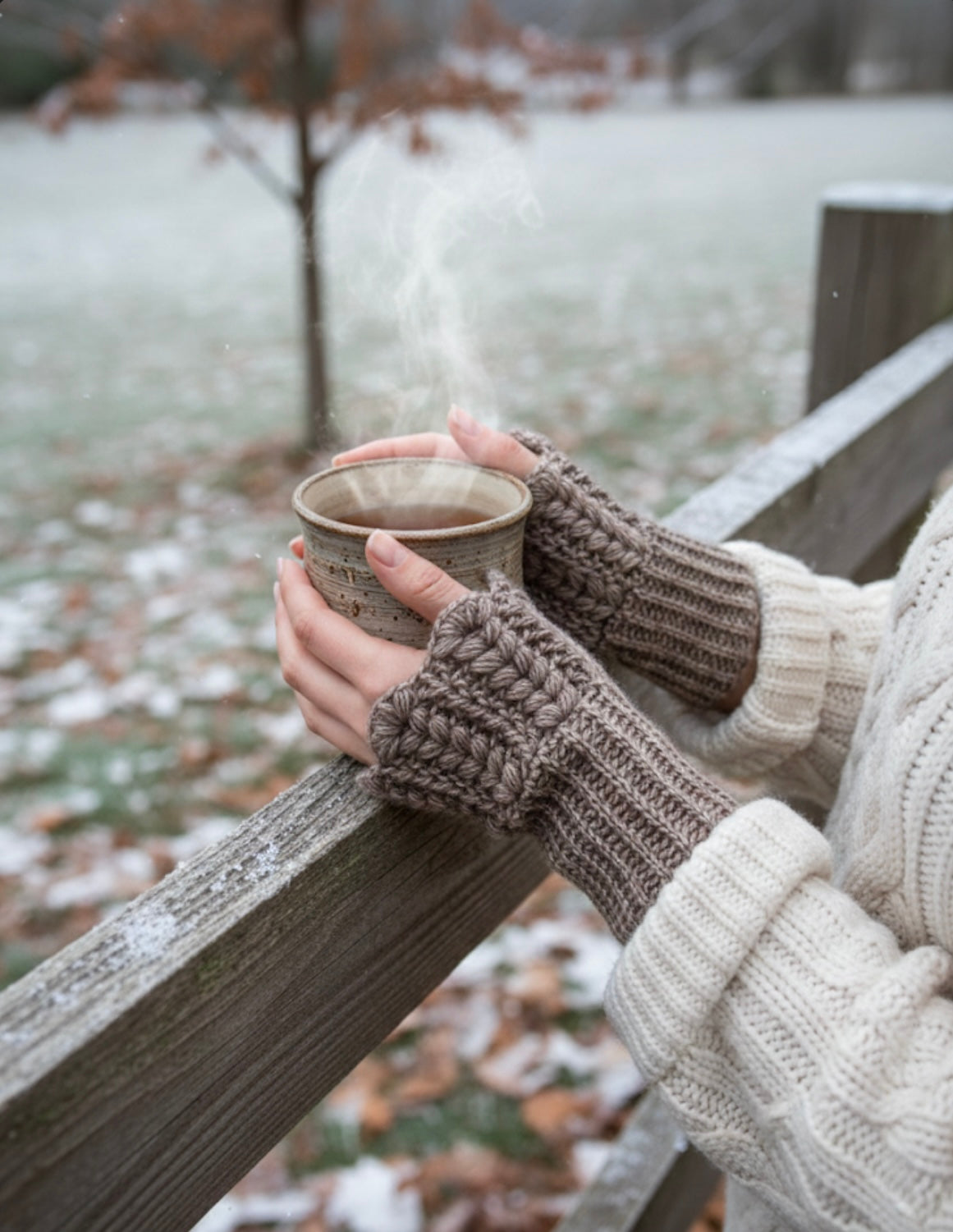 Infinity Handwarmers Crochet Pattern