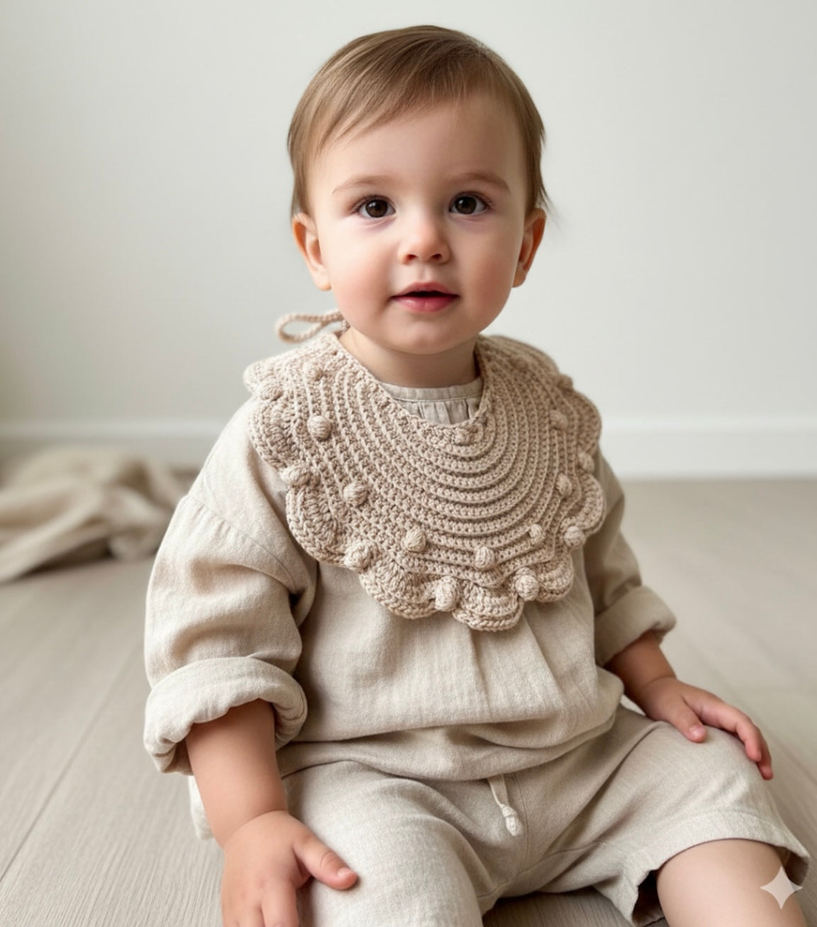 Daisy Bib crochet pattern