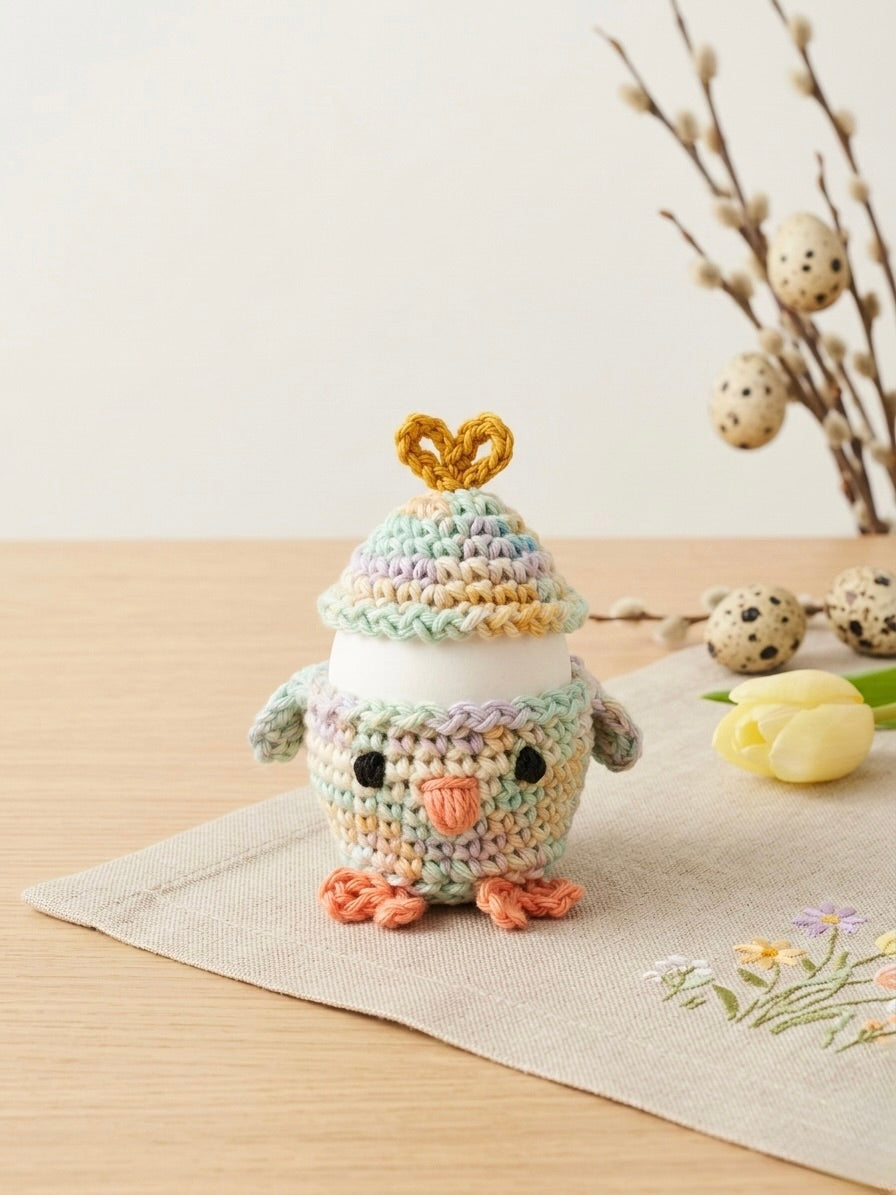 Easter Chicken Egg Cup Pattern PDF