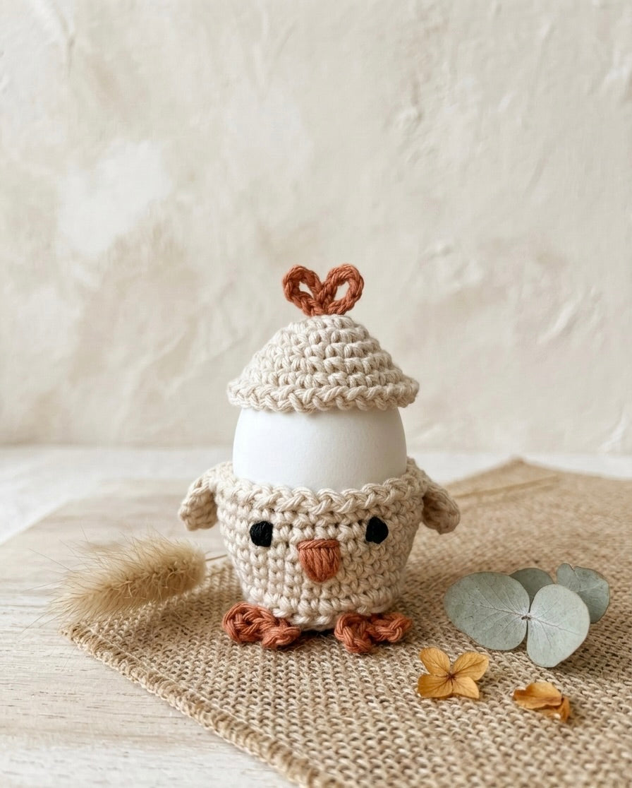 Easter Chicken Egg Cup Pattern PDF