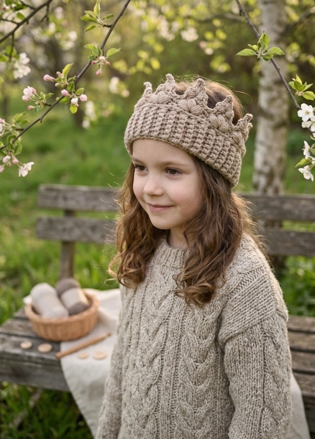 Luna Crown Headband Crochet Pattern