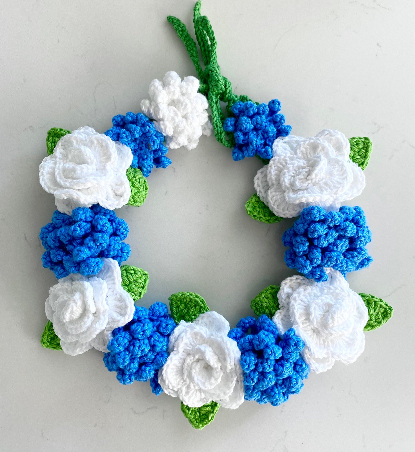 Flower Wreath crochet pattern US- Terms
