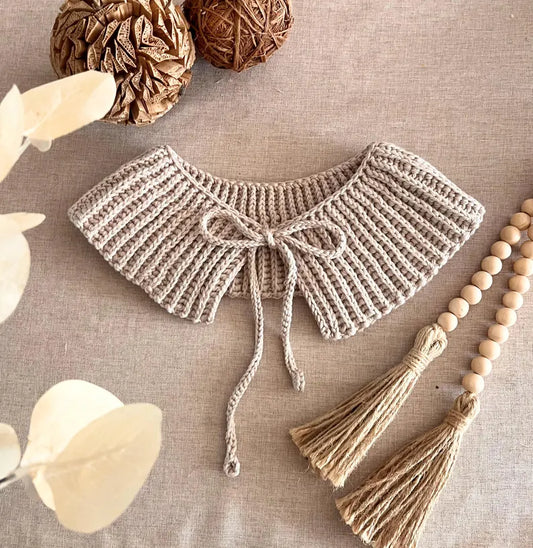 Crochet Pattern Victorian collar, English US Terms